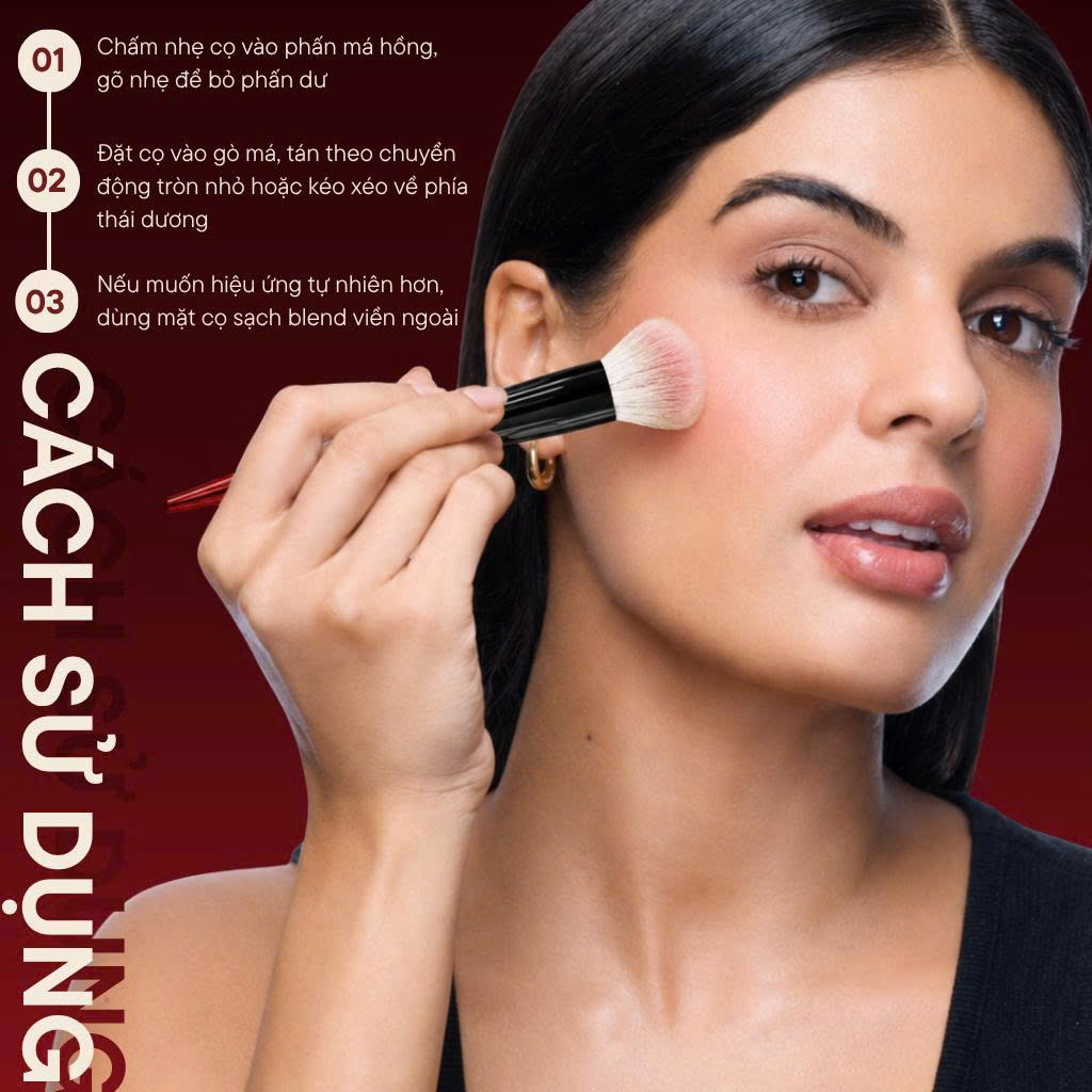 Cọ Tán Má Hồng Đánh Khối BH Cosmetics Blusher BH003